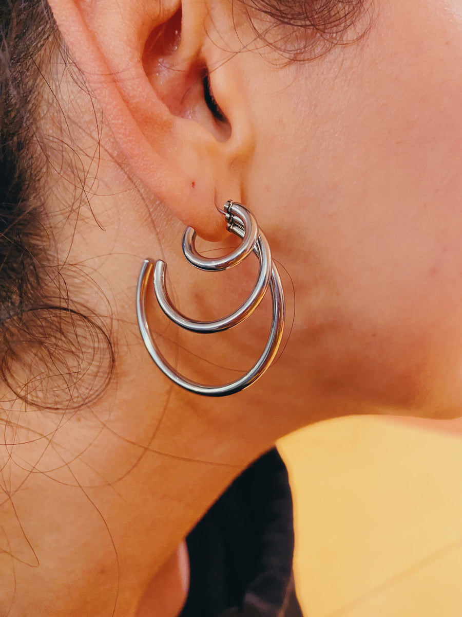 Ayaanle Silver Earrings - Milgo Awad