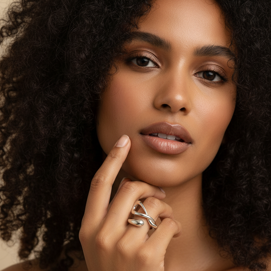 Hayati Ring Silver - Milgo Awad