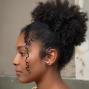 Heart Ear Cuff Silver - Milgo Awad