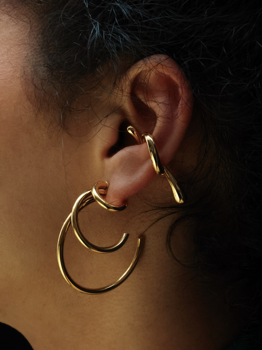 Heka Ear Cuffs Gold