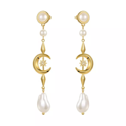 pearl earrings - Milgo Awad